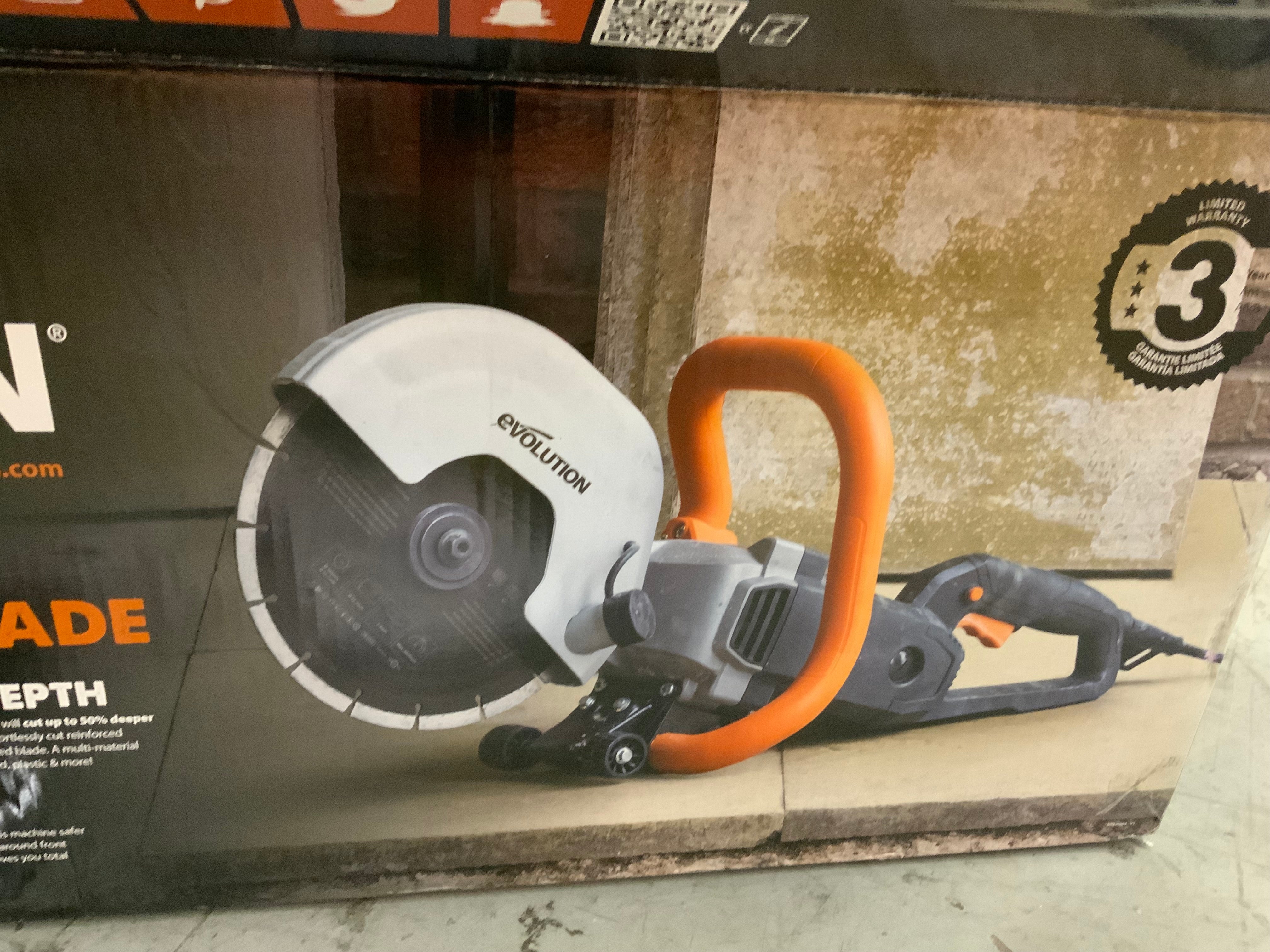 Evolution R230DCT - 9 Inch Electric Concrete Saw W/ 9 Inch Diamond Blade (8089541771502)